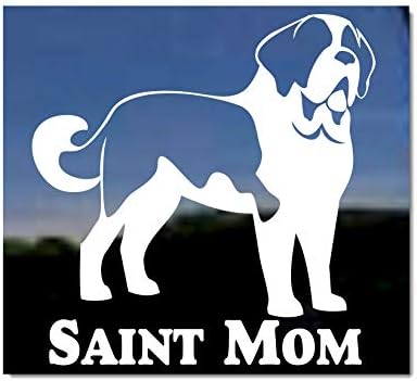 Saint Mom ~ Saint Bernard Vinyl Window Auto naljepnica naljepnica