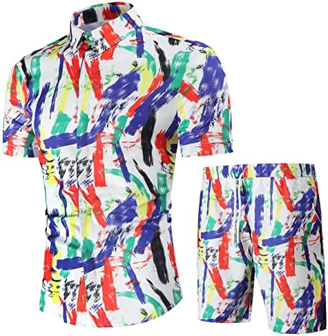 Muška ljetna moda Top kratkih odijela za slobodno vrijeme Digitalni tiskani tiskovina s kratkim odijelom na plaži majica Slim Fit